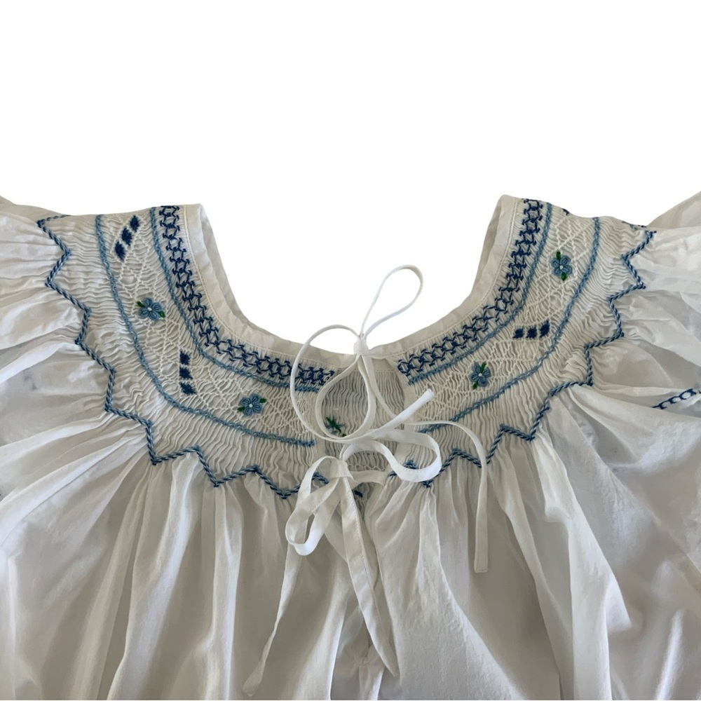 Nalini Hand Embroidered Madagascar Dress One Size - Picture 8 of 10